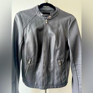 Express Women’s faux leather jacket size medium